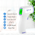 Miniatyrbillede 3 af 5: Infrarødt termometer pandetermometer 32 kontaktløse termometre med datalagring med Tribolor baggrundsbelyst LCD-skærm feberalarm høj termometer