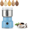 Miniatyrbilde 1 av 2: 150W Multifunksjonell Kvern for Kaffe, Superfin Kvern for Kaffe, 100ml Bærbar Elektrisk Krydderkvern, Rustfritt Stål, for Kaffe (Blå)