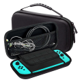 Miniatyrbillede 2 af 5: Bærbar opbevaringsboks (gul) til Nintendo Switch lite-modeller - Holdbar hard shell-spilopbevaringshåndtaske - Bærbar rejsetaske - PU-taske