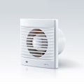Miniatyrbillede 1 af 5: 100 mm ventilator, luftudsugning med tilbageslagsventil + integreret myggenet, 12 W, dB43, til badeværelse, køkken, kontor, WC