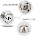 Miniatyrbilde 3 av 4: Magnetisk dørstopper, veggdørstopper for montering på gulvet, solide magnetiske hytter i solid metall, solid magnetisk dørstopper for huset og skrivebordet,