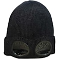 Miniatyrbilde 4 av 4: Unisex Goggle Beanie Strikket Vinter Chunky Beanie Hat(svart)