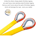Miniatyrbillede 4 af 4: Multifunktionel 8mm 10m udendørs reb, multifunktionelt reb sikkerhedsreb til magnetisk fiskeri vandreture grottevandring camping redning klatring i træer