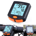 Miniatyrbillede 2 af 5: (11,5*11*3cm) Kablet cykelcomputer Vandtæt cykelcomputer Kilometertæller med baggrundsbelyst LCD-display til cykling Realtime hastighed og afstandsspor