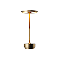 Miniatyrbilde 1 av 5: Trådløs bordlampe - Vanntett, dimbar og oppladbar skrivebordslampe, LED-bordlampe i metall, bærbar nattbordslampe, batteridrevet nattlys for seng