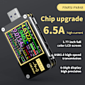 Miniatyrbild 3 av 5: FNB48 Hög hastighet kapacitansdetektor Multifunktionell handhållen LCD-display Amperemeter Voltmeter USB-testare