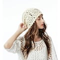 Miniatyrbilde 3 av 5: Vår/høst Beanies Håndlaget Heklet Slouchy Beanie for Kvinner