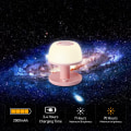 Miniatyrbillede 4 af 4: LED-sengelampe stjerneprojektor, bærbar 2500mAh batteri soveværelse natlys