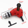 Miniatyrbild 2 av 5: Chuckadapter, metall med 90 graders rät vinkel runt skaft och 9,5 mm skaft för 1-10 mm runt skaft solid chuck