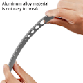 Miniatyrbillede 2 af 5: (Sort) Firkantet skolesæt med vinkelmåler, opbevaringsboks, matematiske geometrilinialer i aluminiumslegering, reguleret matematisk skrivemateriale