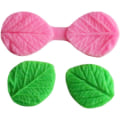 Miniatyrbillede 3 af 5: Bladeformede Fondantforme Bageforme Chokoladeforme Bageudstyr Materiale Til Kagedekoration Chokoladeforme(5stk)
