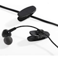 Pikkukuva 2 / 5: 10 kpl musta kuulokepidike, kuulokepidike 360 asteen kääntyvällä kaapelilla, sopii useimpiin Monster-, Sony-, Sennheiser- ja Plantronics-kuulokkeisiin.