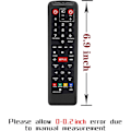 Miniatyrbild 3 av 5: (Svart) Silikon Skyddsfodral för Samsung Fjärrkontroll, AA59-00741A AA59-00786A BN59-01315B, Skyddsskal för Samsung Fjärrkontroll, Anti-Slip,
