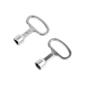 Pikkukuva 1 / 3: 4 kpl Metallinen kolmioavain, Avaimet kaasumittarin avaimelle, hanan tyhjennysavain, patteri 53,6 mm