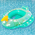 Miniatyrbillede 1 af 5: Baby svømmeflåd, oppustelig babyflådring med sæde og vandpistol Baby pool flåd sommer udendørs vandlegetøj svømmeflåd til småbørn K