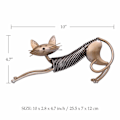 Miniatyrbillede 2 af 5: Gulvfjeder Kat Spring station kat spring siddende kat kreativ Hjem håndværk pendul