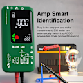 Miniatyrbillede 4 af 5: 4 i 1 digitalt multimeter, infrarødt termometer, elektrisk testpen, kredsløbsanalysator, detektor, 3,5 tommer LCD farveskærm, bærbart multimeter, True R