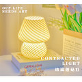 Miniatyrbillede 3 af 3: Svampe Lampe Lille Sengebordslampe Natbordlampe Fuldt Dæmpbar Gennemskinnelig Glas Bordlampe til Soveværelse Sovesal Stue, Murano Æst