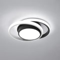 Miniatyrbilde 1 av 5: LED-taklampe, moderne rund LED-lysekroner 32W 2350LM, akryl taklampe for soverom stue kjøkken bad, 6500K kaldt hvitt lys Dia