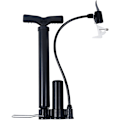 Miniatyrbillede 1 af 5: Cykepumpe, boldpumpe, stående pumpe med højtryksmanometer 120 psi, Presta ventil og Schrader til cykler basketball fodbold balloner