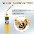 Miniatyrbild 4 av 5: Betterlife Propangas Svetsbrännare Huvud Mapp Mässing Justerbar Penna Brännare Munstycke Flamkontroll 15cm（1 set）
