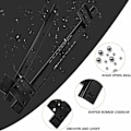 Miniatyrbillede 2 af 5: Skuffeskinner 350mm Skuffeskinne Kuglelejeskinner til Tastatur Skydeskuffe (1 par) Sort