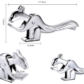 Miniatyrbilde 4 av 5: Nøtteknekker, Nøtteknekker nøtter, Sink støpt under trykk, åpner nøtter med innsatsøkonomi, metall, spak, sølv, for krepsdyrnøtter krabber krabber