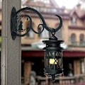 Miniatyrbillede 5 af 5: Plantevægsholder Smedejernsophængskrog til ophængning af fuglefoderautomat lanterne vindspil strenglys