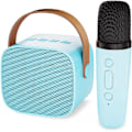 Miniatyrbild 1 av 5: Mini Karaoke Maskin för Barn Vuxna, Bärbar Bluetooth Högtalare med Trådlös Mikrofon, Småbarns Mikrofon Leksak för Flickor och Pojkar Födelsedagsfest