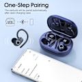 Pikkukuva 5 / 5: Bluetooth 5.4 Langattomat Kuulokkeet - 4 ENC Melua Vaimentavaa Mikrofonia, 50H Toistoaika, IP7 Vedenkestävä (Sininen)