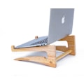 Miniatyrbillede 1 af 4: Træ Laptop Stativ / Træ Kølestativ / Ventileret Laptop Stativ (egnet til bærbare computere under 14 tommer)