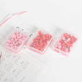 Miniatyrbillede 1 af 5: 300 stk. (Pink, Rød) Hjerteformede trykknapper, Flag trykknapper Fashion Creative Cute Wall trykknapper Dekorative trykknapper til korktavle Hjem og kontor