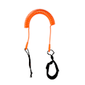Pikkukuva 1 / 5: (Oranssi väri) Surf Leash Coiled Surfboard Leash 5,5 mm Surfboard Leash 10Ft Surfing Sup Leash TPU Surfboard Leash Paddle Musta Surfing Leash Sup Lea