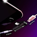 Miniatyrbillede 2 af 5: Hovedetelefonadapter Adapter Splitter Lightning Splitter Audio Adapter