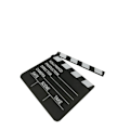 Miniatyrbillede 3 af 5: 3 stk. Hollywood filmklap, sort