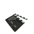 Miniatyrbillede 3 af 5: 3 stk. Hollywood filmklaptræ, sort