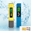 Miniatyrbild 1 av 4: PH-mätare, PH-mätare TDS EC Temperatur 4 i 1 Set, PH-test LCD-display, för dricksvatten, akvarier, simbassänger