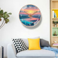 Miniatyrbild 5 av 5: Tyst väggklocka, modern design kvarts väggklocka barn tyst klocka tick tack fri väggklocka väggklocka heminredning för sovrum kök vardagsrum,