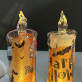 Miniatyrbilde 3 av 5: 1 stk. flammefri stearinlys, batteridrevet LED-stearinlys for juledekorasjon (tilfeldig mønster)