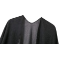 Miniatyrbilde 3 av 5: Womens Reversible Oversized Poncho Cape Varm Sjal Wrap Åpen Front Trykt Teppe Cardigans