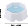 Miniatyrbillede 5 af 5: Anti-splash hundevandskål med flydende skive, 700 ml langsom drikke hundevandskål anti-overflow vandskål dispenser til kæledyr hunde katte