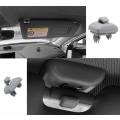 Miniatyrbillede 3 af 5: 2 stk. solskærm klips til bil med clips til Au-di A1 A3 A4 A5 Q3 Q5 8U0857562A 8E0857563A A7 B6 B7 B8 S4 S5 Grå