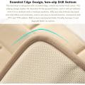 Miniatyrbillede 3 af 5: Bademåtte 50 x 80cm Superabsorberende Memory Foam Bademåtte Maskinvaskbar Bademåtte til Køkken Badeværelse Indgang Beige
