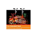 Miniatyrbillede 2 af 3: 5,2 cm Termometer, temperaturmåler til grillrøger, termostat til Weber Kettle, Smoker, Kamado, Charboil, Pit Boss Ceramic BBQ, Uniflame og Barbe