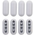 Miniatyrbild 1 av 5: 4 stycken universella toalettsitsbumpers, universell toalettsitssats som absorberar stötar, reservdelar i plast