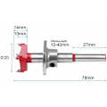 Miniatyrbillede 2 af 5: Trævæger, Ø 20 mm Træjordbær med justerbar positionering, himmelsk hårdmetal kopbor med dybdestop (dybt område 1040 mm)