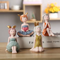 Miniatyrbild 1 av 5: 4 st феи bilprydnader, söta prydnader, fashionabla tjejhartshantverk, bilcenterkonsolprydnader för tjejer