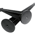 Miniatyrbillede 5 af 5: 2 stk. havesokkel, til havelamper, sort, 26,5 cm, 50 mm Ø