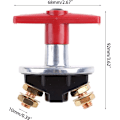 Miniatyrbild 2 av 5: 12 V 60 V Strömavbrott Batteri Huvudströmbrytare Bil Modifiera Insistor Camioner Camion Båt Båttillbehör Strömbrytare Strömavbrott Strömbrytare för nyckel 12