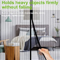 Pikkukuva 2 / 5: Magneettinen oviverkko hyttysverkko shotmate Hyttysverkko hyönteiset magneeteilla ilman porausta (120x210cm) Musta